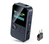 Transmetteur récepteur Bluetooth 5.4 pour téléviseur/avion vers 2 casques sans fil Dual Link HD Display Clip 3,5 mm Adaptateur audio Bluetooth sans fil pour vol PC Gym Voiture Home Stéréo Support