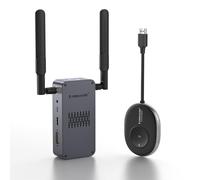 Transmetteur Récepteur HDMI sans Fil Lemorele Version 2025, 50m, 5G, Prend en Charge jusqu'à 8 TX pour 1 RX, 1 Source affichée à la Fois, pour Diffusion Vidéo/Audio de PC vers TV HD