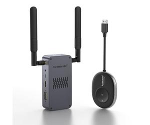 Transmetteur Récepteur HDMI sans Fil Lemorele Version 2025, 50m, 5G, Prend en Charge jusqu'à 8 TX pour 1 RX, 1 Source affichée à la Fois, pour Diffusion Vidéo/Audio de PC vers TV HD
