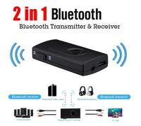 Transmetteur récepteur sans fil Bluetooth V4.2, adaptateur Audio stéréo 3.5mm, faible latence, appairé pour écouteurs PC TV