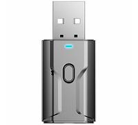 Transmetteur récepteur sans fil compatible Bluetooth 5 0 USB 3 5 mm 2 en 1 pour TV, lecteur CD, téléphone, tablette, ordinateur, casque de voiture, haut-parleurs 15 m, réduction du bruit HiFi Plug and