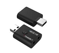 Transmetteur récepteur USB Bluetooth 5 0 sans fil adaptateur de musique 3 5 mm AUX pour haut-parleur TV, casque stéréo de voiture Plug and Play