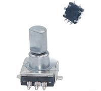 Transmetteur rotatif incrémental EC11 360 degrés avec bouton 30 niveaux pour SMD pour contrôles CNC Arduino demi-arbre 13 mm (demi-tige de 13 mm)