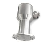 Transmetteur sanitaire à virole, capteur, coque entièrement en acier inoxydable, pince de 50,5 mm, installation rapide for produits laitiers et pharmaceutiques(64mm-4-20mA,0-1 bar)