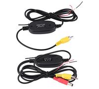 Transmetteur vidéo et récepteur,Kit de transmetteur vidéo de Voiture sans Fil 2.4Ghz Récepteur vidéo de recul pour caméra de recul pour système d'enregistrement de caméra de recul