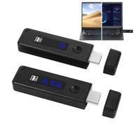 Transmetteur vidéo portable - Transmetteur audio vidéo - Système de transmission compatible avec projecteurs, moniteurs et ordinateurs portables