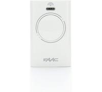 FAAC Télécommande XT2 SLH LR 787007 - 2 canaux 433 MHz - Blanc - Lot de 15