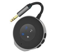 Transmetteurs FM audio pour voiture,émetteur sans fil pour voiture,Transmetteur FM audio musical 2 en 1 - Microphone intégré Transmetteur radio sans fil pour voiture, Adaptateur radio pour lecteur