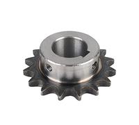 transmission à onglet 1PCS 04C Gear de chaîne, petit alésage de roue de pignon industriel 12 mm Hole intérieur 4 mm Keyway 14 / 15/16/17/18/19/20/21/22/23/24/25 dents pignon mécanique ( Color : 12mm ,