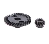 transmission à onglet Engrenage en biseau en spirale métallique Ensemble for 9523 Angle Pander Angle Grinder, 12 dents 32 dents Engrenage conique en spirale, trou intérieur 8 mm 10 mm pignon mécanique