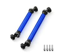 Transmission Arbre RC Compatible avec Axial RBX10 pour Ryft 4WD 1/10 RC Mise À Niveau De Voiture Modification Pièces Et Accessoires Arbre De Transmission Avant/arrière CVD en Acier(Black)