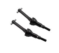 Transmission Arbre RC Compatible avec MJX 14301 14302 14410 1/14 RC Mise À Niveau De Voiture Pièces Et Accessoires 2 Pièces Arbres De Transmission en Métal en Forme D'os De Chien(Black)