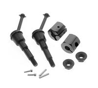 Transmission Arbre RC Compatible avec Tamiya SW-01 SW01 1/24 RC Amélioration pour Voiture Et Camion Pièces De Rechange Accessoires 2 Pièces Jeu D'essieux Et D'écrous CVD en Acier