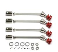 Transmission Arbre RC Compatible avec Traxxas pour MAXX pour Widemaxx 1/10 RC Voiture RC sur Chenilles Accessoires Et Pièces Kit CVD d'arbre De Transmission Allongé en Acier(B)
