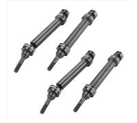 Transmission Arbre RC Compatible Avec Traxxas Pour Mini Pour EREVO Pour SUMMIT Pour SLASH 4WD 1/16 RC Pièces De Mise À Niveau De Voiture 4 Pièces Arbre D'entraînement Avant Et Arrière En Métal