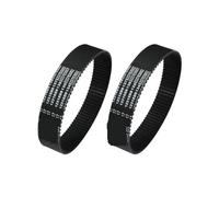 Transmission Caoutchouc Courroie d'entraînement pour raboteuse à Bois électrique, 2 pièces, 36-82C Gho20-82, Accessoires de Remplacement 267x17x2,4mm Courroies trapézoïdale