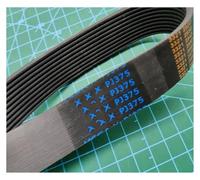 Transmission Courroies Courroie D'entraînement En Caoutchouc À Rainures Multiples, 10PJ375, Pour Compresseur D'air 148J 9 Nervures Ceinture D'entraînement(2PIECE_7 RIBS)