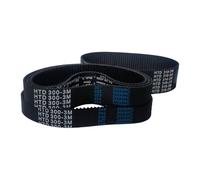 Transmission Courroies Courroie Synchronisation HTD 300CM C366 369 375 378 381 384 39 Largeur 6/9/10/12/15/20mm Boucle Fermée Caoutchouc Ceinture D'entraînement(3M 384(Teeth128),5PIECE_9MM)