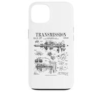 Transmission de Moteur Automobile Vintage avec Impression brevetée Coque pour iPhone 13