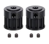 Transmission D'Entraînement Par Courroie De 3.2/5.5mm, Petit Engrenage Pour Moteur 540 550 1/10 Rc Chenille Axiale Scx10 Et Scx10 Ii 90046 Mise À Niveau Des Pièces De Bricolage