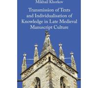 Transmission des textes et individualisation des...