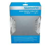 Transmission Frein Route Shimano Blanc-Cable Teflon (Kit Transmission 2cables-2 Gaines)