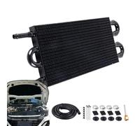 Transmission Oil Cooler - Aluminum Alloy Core, High Thermal Dissipation, Le | High Performance Transmission Cooler Transmission Oil Cars SUVs Automotive Modification Repair Air Conditioner Cooling System