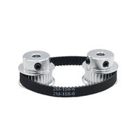 Transmission Poulie Distribution GT2 À 30Dents Réduction 1:1, Largeur Courroie: 10mm Trou Intérieur: 5-12mm Engrenage Synchrone Pièces D'imprimante 3D Courroie(12mm,12MM_2GT-300)