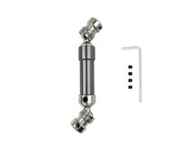 Transmission Rc Compatible avec WLtoys 12428 12423 1/12 Voiture RC Short Course pour Désert pour Buggy Pièces Et Accessoires 1 Arbre De Transmission Arrière en Métal CVD 80 Mm(Gray)