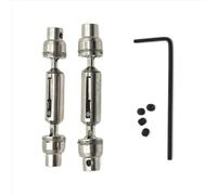 Transmission Rc Compatible avec WPL C64 C74 1/16 Pièces De Mise À Niveau Voiture Télécommandée Accessoires De Modification, Ensemble D'arbres De Transmission Avant Arrière en Métal