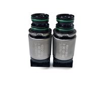 Transmission Solenoid Valve Kit 2 pièces A6GF1 A6MF1 Solénoïde de transmission automatique 46313-3B030 Shift AB Corps court Capuchon noir Compatible avec Hyundai 463133B030