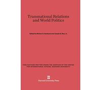 Transnational Relations and World Politics