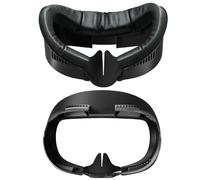 TRANSNOVO Face Cover Pad Interface faciale Compatible avec Accessoires Meta/Oculus Quest 3, avec Remplacement de Coussin pour Le Visage en PU Doux et Coton de Aucune Fuite de Lumièret