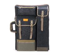TRANSON Art Portfolio Case Artist Backpack Canvas Bag Large 26” x 19.5” Black