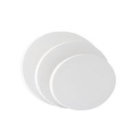 Transon Lot de 3 toiles ovales apprêtées prêtes à peindre