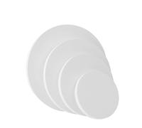 Transon Lot de 4 toiles d'artiste rondes apprêtées et tendues prêtes à peindre