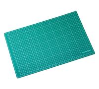 Plaque de coupe - Transotype - (L)900 x (P)600 x (H)3 mm - Vert/Noir - Graduation 10 et 50 mm bilatérale