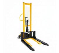Transpalette à pompe manuelle Empileur hydraulique manuel 1500kg, fourche externe 115cm for le stockage en entrepôt Transpalette