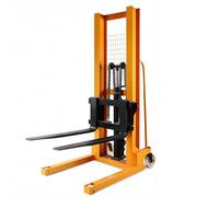 Transpalette Empileur Manuel Robuste 3000kg, Fourche 90cm avec Roues pivotantes for entrepôt