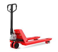 Transpalette hydraulique à main avec roues silencieuses en polyuréthane pour entrepôt ou logisticsty, design ergonomique, maniabilité facile, grande capacité