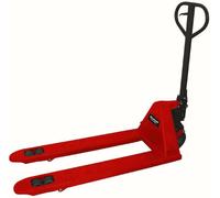 Einhell Transpalette hydraulique TC-PT 2500 (Capacité : 2 500 kg, Diamètre des roues de fourche : 80 mm, Relevage automatique du tion à la verticale, Déplacement silencieux)