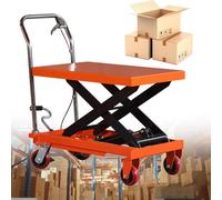 Transpalette manuel avec capacité de 150 kg et hauteur de levage réglable, idéal pour les usines, entrepôts et supermarchés, durable et facile à utiliser