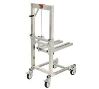 Transpalette portable pliable pour garage, entrepôt, outil d'empilage de levage 60 kg