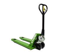 Transpalette STIER, capacité de Charge 2 500 kg, Longueur de Fourche 1 150 mm, pneus Nylon, Vert