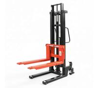 Transpalette Type Poussoir empileur de palettes 2000kg 115cm Double mât Fourche for Le Stockage d'usine logistique
