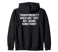 Transparence Quand Ils ne cachent Pas Quelque Chose de Spirituel Sweat à Capuche