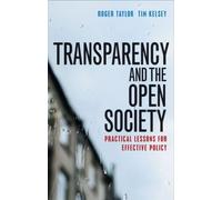 Transparency And The Open Society