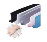 (Transparent 100cm)Silicone Shower Barrier Bathroom Water Stopper Water Barrier Retaining Strip Dry And Wet Separation Door Sealing Strip Ncs