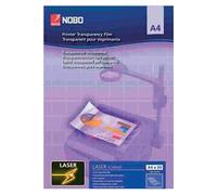 ACCO NOBO Transparents pour imprimantes laser noirs – Boîte de 50