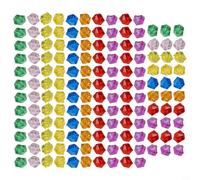 Transparent Acrylic Crystals 150pcs Table Decor(Mixed Color) | High transparency, 14mm size, vase filler, fish tank decor, wedding table scatter